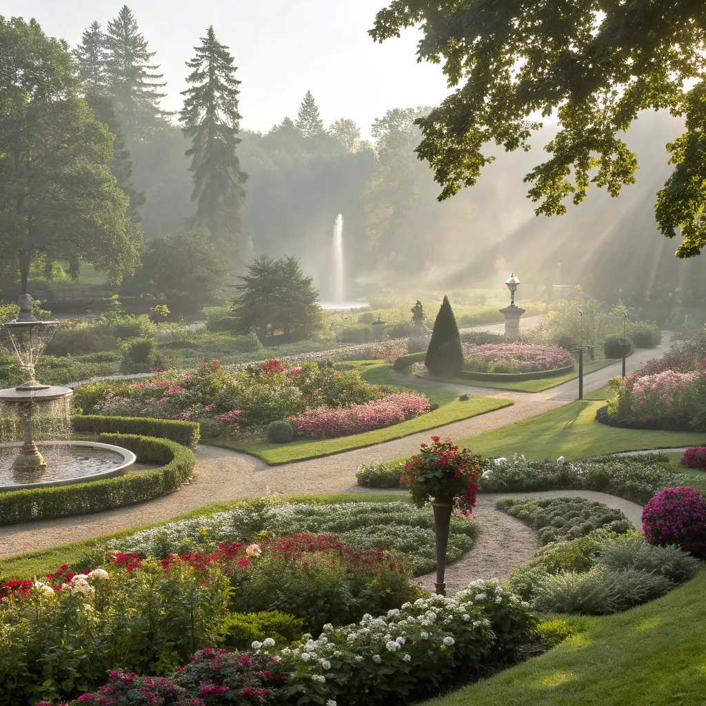 Beautifully designed garden